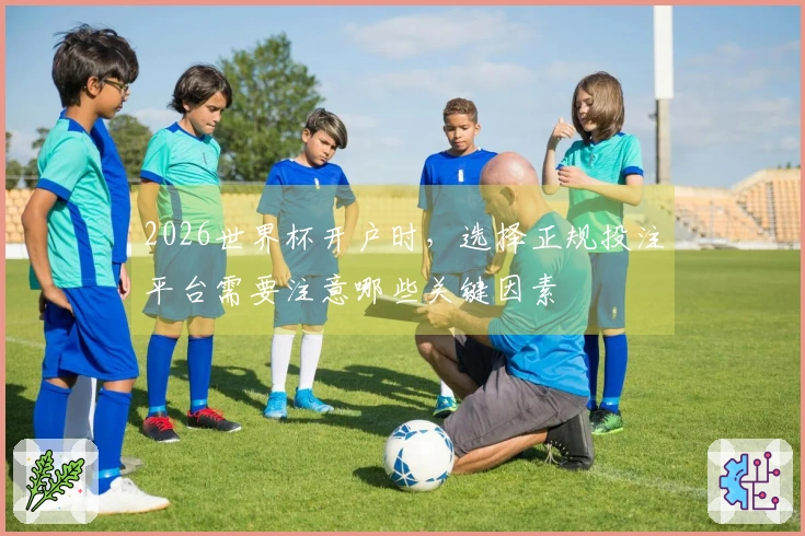 2026世界杯开户时，选择正规投注平台需要注意哪些关键因素